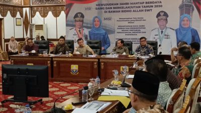 Rapat Evaluasi: Al Haris Ultimatum Pengusaha Batubara Percepat Pembangunan Jalan Khusus