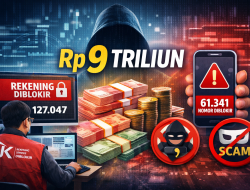OJK Blokir 127 Ribu Rekening Terkait Penipuan, Kerugian Capai Rp 9 Triliun