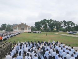 Bupati Merangin H M Syukur Pimpin Apel Besar Pasca Idul Fitri 1446 H