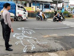 Kecelakaan Maut di Simpang Mendalo, Seorang Pengendara Motor Tewas di Tempat