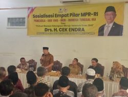Ratusan Warga Padati Kediaman Cek Endra Ikuti Sosialisasi Empat Pilar MPR RI 