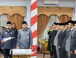 Bupati H M Syukur Lantik 15 Pejabat Tinggi Pratama