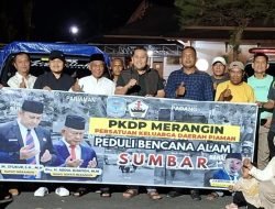 Turut Berdonasi, Bupati M. Syukur Lepas Keberangkatan Bantuan PKDP untuk Korban Bencana Sumbar
