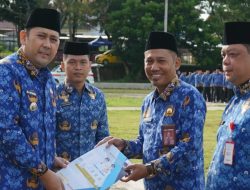 H M Syukur Pimpin Apel Besar Pegawai Pemkab Merangin