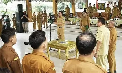 Bupati Batanghari Fadhil Arief Lantik 150 Tenaga Pendidik sebagai PPPK beberapa waktu lalu