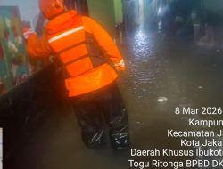 BPBD: 48 RT dan 16 Jalan di Jakarta Terendam Banjir Usai Hujan Deras