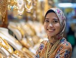 Harga emas UBS dan Galeri24 di Pegadaian kompak turun