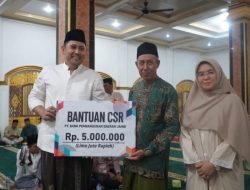 Dihadapan Jamaah, Bupati M. Syukur Sampaikan Komitmen Membangun Infrastruktur