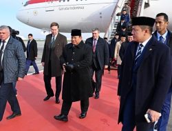 Prabowo Tiba di Moskow, Bertemu Vladimir Putin Bahas Energi dan Kerja Sama Strategis