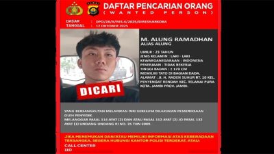 Akhir Pelarian Alung, Buronan 58 Kg Sabu Paling Dicari Polda Jambi Ditangkap