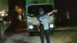 Dishub Sarolangun Tertibkan Jam Operasional Truk Angkutan Batubara di Jalan Nasional 