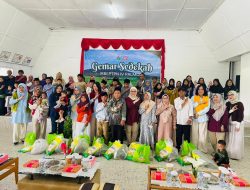 Gema Sedekah IKBI PTPN IV Regional IV Bagikan 50 Paket Sembako untuk Yatim dan Duafa di Kerinci