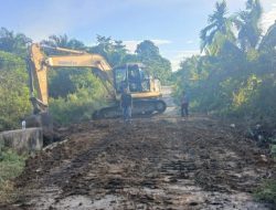 Masyarakat Pelawan Ucapkan Terima Kasih kepada Bupati Sarolangun atas Perbaikan Jembatan Box Culvert yang Runtuh Diterjang Air Sungai 