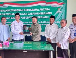 Pelopor di Jambi, BPJS Ketenagakerjaan dan BAZNAS Merangin Teken MoU Perlindungan Pekerja Mustahik