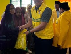 DPD Partai Golkar Kabupaten Bungo Berbagi Kebahagiaan HUT Golkar ke-61, Warga Bungo Bawa Pulang 200 Paket Sembako Gratis 