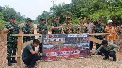 Bupati dan Wabup Sarolangun Hadiri Penutupan TMMD Ke-120, Program  Sinergitas TNI – Pemerintah dalam Percepatan Pembangunan Infrastruktur 