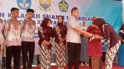 Wabup Sarolangun Gerry Trisatwika Hadiri Pelepasan Siswa kelas XII SMAN 11 Sarolangun, Mandiangin Timur 