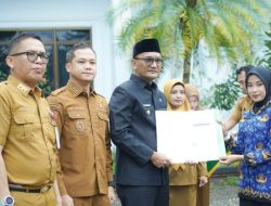 188 PNS Kabupaten Sarolangun Formasi 2024 Terima SK, Bupati Hurmin Pimpin Langsung Pengambilan Sumpah