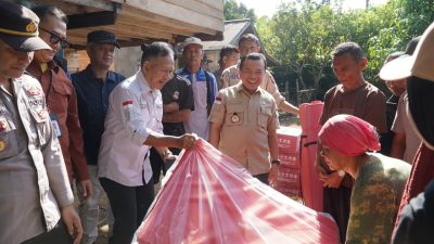 Wabup A. Khafidh Dampingi Gubernur Tinjau Kondisi Pascabanjir di Pulau Bayur dan Rantau Limau Kapas