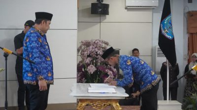 Lantik 237 Kepala Sekolah, Bupati M. Syukur Sampaikan 4 Pesan Penting