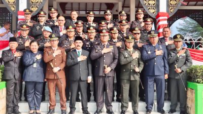 Upacara Peringatan HUT Bhayangkara ke-80 Tahun 2026 di Sarolangun Berlangsung Khidmad 
