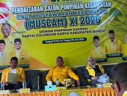 DPD Golkar Bungo Gelar Rapat Pleno Pengurus Persiapan Muscam XI, Langkah Awal Perkuat Konsolidasi Internal 