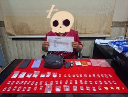Polresta Jambi Gerebek Peredaran Narkoba, 60 Paket Sabu dan 16 Ekstasi Disita, 1 Pria Ditangkap