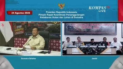 Lapor ke Presiden, Gubernur Al Haris: Titik Api Karhutla di Jambi Sudah Tidak Ada