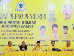 DPD Partai Golkar Provinsi Jambi  Perkuat Konsolidasi Internal, Siapkan Pelantikan Pengurus, RAKERDA dan Bimtek Fraksi 