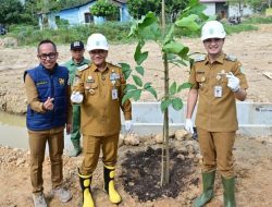 Wali Kota Maulana Tanam Pohon di Telaga Kajang Lako, Siapkan RTH untuk Warga Kota Jambi