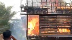 Duka Pulau Raman, Rumah Peninggalan Almarhum Wak Ishak Kerbo Terbakar Hebat