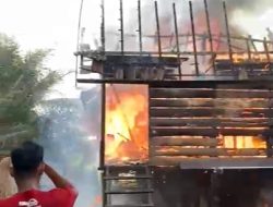 Duka Pulau Raman, Rumah Peninggalan Almarhum Wak Ishak Kerbo Terbakar Hebat