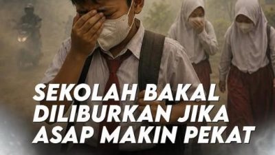 Asap Pekat Landa Jambi, Pemprov: Sekolah Bisa Libur Demi Kesehatan Siswa