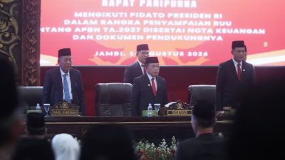 Kompak! Gubernur Al Haris Bersama Forkopimda Jambi Ikuti Sunmori Merdeka Sambut HUT RI ke-80