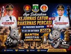 Kejurnas Catur ke-51 Digelar di Serang, PERCASI Jambi Siapkan Atlet Lewat Seleksi Berjenjang