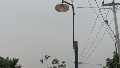Alhamdulillah desa pematang gajah di guyur hujan kabut asap mulai hilang 