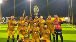 Tim BRI Cabang Sarolangun Raih Juara 1 Turnamen JJS Fourfeo Fun Mini Soccer Antar Perbankan