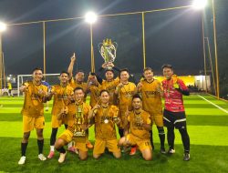 Tim BRI Cabang Sarolangun Raih Juara 1 Turnamen JJS Fourfeo Fun Mini Soccer Antar Perbankan