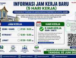 Jam Kerja ASN Pemkot Jambi Diubah Mulai 2 Juni, Ada Waktu untuk Sarapan Bersama Anak